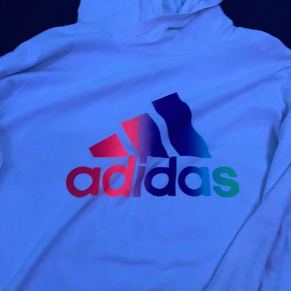 Adidas long sleeve hooded shirt
